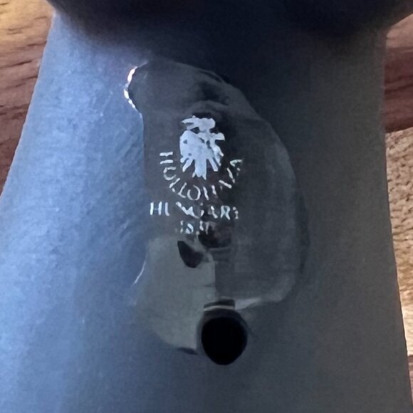 Very Rare Hollóháza Porcelain Specially Crafted & Hand-Painted Elephant Figurine - Picture 6 of 16